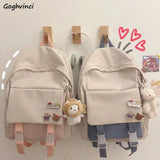 Waterproof Floral Backpack Women Big Capacity Ulzzang Style Ins School