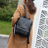 Waterproof Leather Backpack for Women Girls