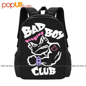 Bad Boys Club Tour 1990'S Style Backpack Large Capacity Bookbag Art Print Gymnas