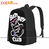 Bad Boys Club Tour 1990'S Style Backpack Large Capacity Bookbag Art Print Gymnas