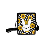 Bad Bunny Crossbody Bag Cartoon Anime School Bag Waterproof Messenger Bag