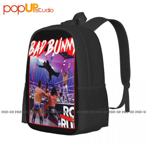 Bad Bunny Royal Rumble Splash Backpack Large Capacity School Gym Bag