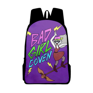 Bad Girl Coven The Owl House Classic Backpack Adult Kids School Bags Unisex