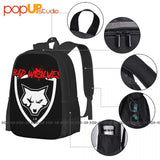 Bad Wolves La Backpack Foldable Gym Tote Bag Large Capacity