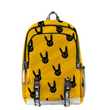 Bad Bunny Kids Anime Backpack Waterproof Oxford School Bag