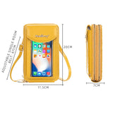Baellery Women Large Capacity Phone Bags Vintage Leather