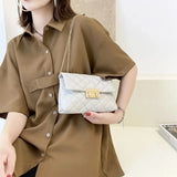 High-end Sense Chain Bag Diagonal Bag Ins Wild Casual One-shoulder Square