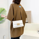 High-end Sense Chain Bag Diagonal Bag Ins Wild Casual One-shoulder Square