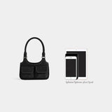 Denim Cloth Underarm Bag Women's Shoulder Bag