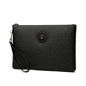 Men's Envelope Wallet Handbag Soft Leather Mochila Masculina Bag