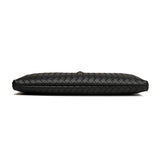 Woven PU Leather Men's Envelope Wallet Handbag