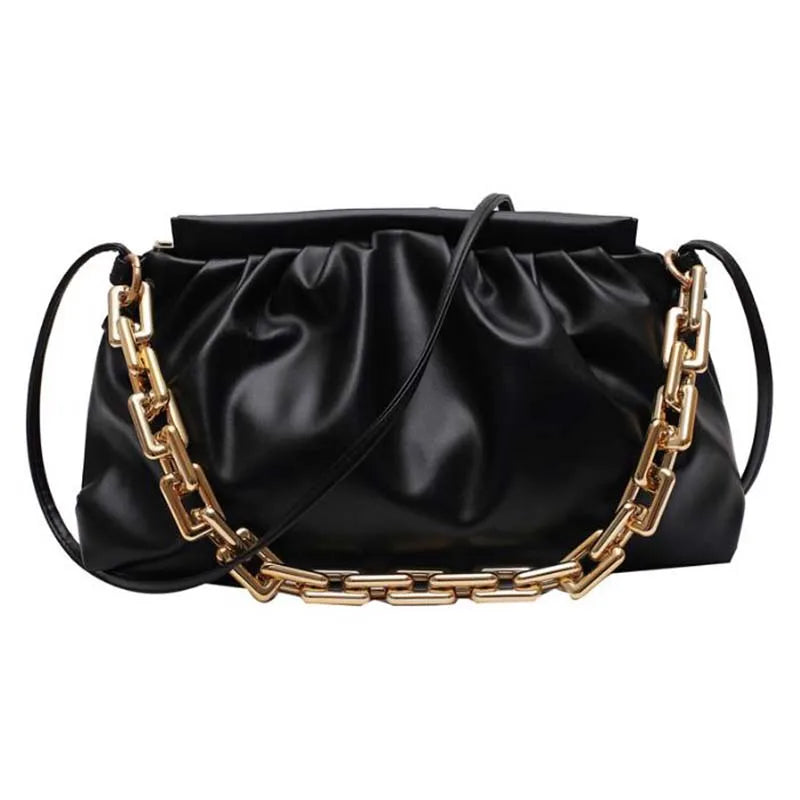 Soft Leather Crossbody Bag for Women Cloud Bag Handbag Clutches