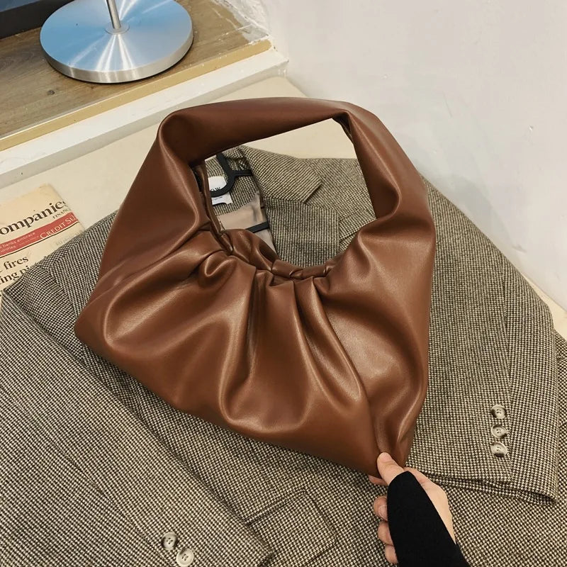 Soft Leather Crossbody Bag for Women Cloud Bag