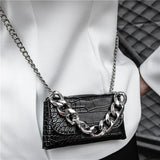 Crocodile Pattern Mini Chain Bag Girl Messenger Bag