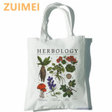 Herbology Plants Funny Cartoon Canvas Tote Bag