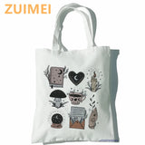 Herbology Plants Funny Cartoon Canvas Tote Bag