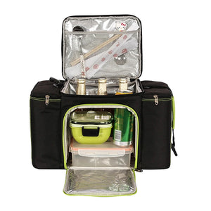 Insulated Thermal Cooler Bag Picnic Lunch Tote Organizer