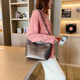 Chain Handbag Ladies Casual Handbag Shoulder Bucket Shop Package