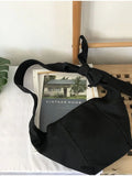 Canvas Bag Student Literature Retro Dumpling Bag One Shoulder Messenger Bag