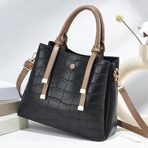 Large Capacity Bucket Bag Handbag for Middle-Aged Women