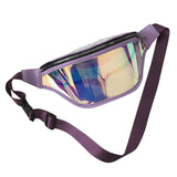 Colorful PVC Waist Bag Transparent Chest Bag for Women