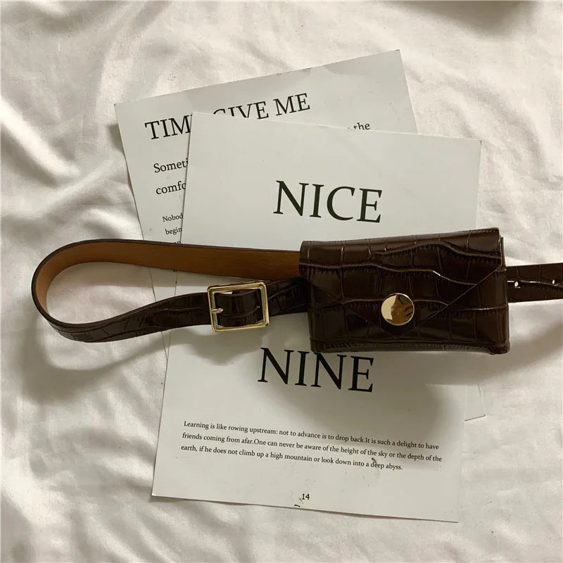 Crocodile Pattern Bag Strap Accessories for Women