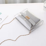 Lady Shoulders Jelly Backpack for Women Travel Small