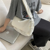 Japanese Canvas Shoulder Bag Leisure Bucket