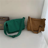 Japanese Canvas Shoulder Bag Leisure Bucket