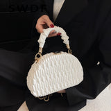 Small PU Leather Crossbody Sling Bag for Women Shoulder Handbag