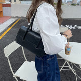 PU Leather Underarm Bag Large-capacity Handbag