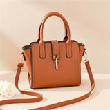 Small Wings Handbag Women PU Bag Black