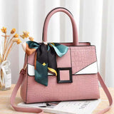Crocodile Pattern Ladies Handbag Large Capacity One-shoulder Diagonal Bag
