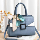 Crocodile Pattern Ladies Handbag Large Capacity One-shoulder Diagonal Bag