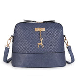 Women's Crossbody Shoulder Bag PU Zipper Bag Scratch Resistant Female Messenger
