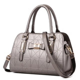 Casual Women's Hand-held Stripe Diagonal Shoulder Bag