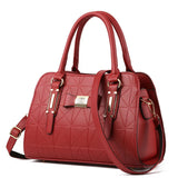 Casual Women's Hand-held Stripe Diagonal Shoulder Bag