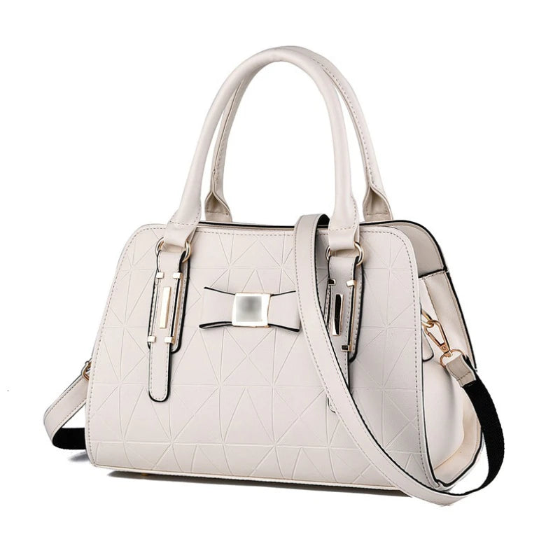 Casual Women's Hand-held Stripe Diagonal Shoulder Bag