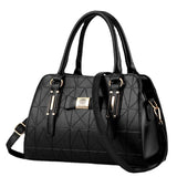 Casual Women's Hand-held Stripe Diagonal Shoulder Bag