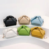 Pleated Handbag Chain Crossbody Bag Women Creative Personality Textured