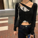Square Shoulder Messenger Bag Women Underarm European Street Style