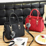 European American Handbags Hair Ball Pendant Shoulder Messenger Bag