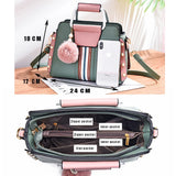 Plush Ball Tassel Shoulder Bag Large Capacity Sweet Messenger Bag