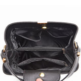 Stone Pattern Bucket Bag Women Shoulder Messenger Crossbody Bag