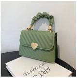 Pleated Hand-held Shoulder Bag Women's Bag