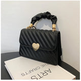 Pleated Hand-held Shoulder Bag Women's Bag