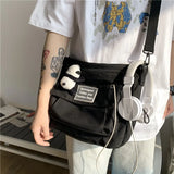 Japanese Crossbody Bag for College Students Large Capacity Shoulder Bag