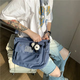 Japanese Crossbody Bag for College Students Large Capacity Shoulder Bag