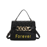 Retro Flow Portable Shoulder Messenger Bag Chain Small Square Bag