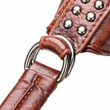 Vintage Leather Dumplings Shoulder Bag Large Capacity Crossbody Bags